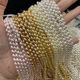glass rice pearl beads in 3x6mm