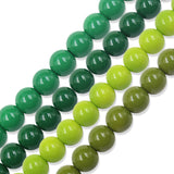 non trace beads in green colors