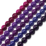 non trace beads in purple colors
