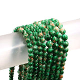 Floral glass beads