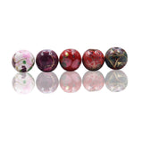 Glass cloisonne beads in round shape