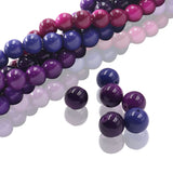 non trace beads in purple colors