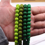 non trace beads in green colors