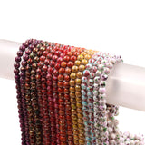 Glass cloisonne beads in round shape