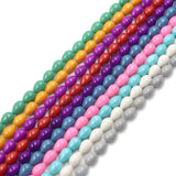 non trace beads tear drop shape 9x13mm
