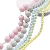 high quality crystal glass pearl beads in pastel colors