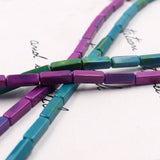 Anion oxide stone beads in size 4x13mm
