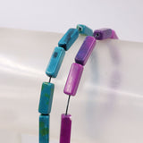 Anion oxide stone beads in size 4x13mm