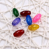 Crackle beads rice in 10x19mm