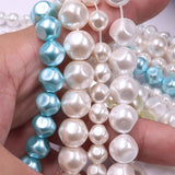 Baroque glass pearl beads
