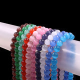 Glass cat eye beads