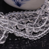 Crystal round beads in transparent color