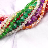 Crackle beads in round shape