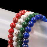non trace beads with gold lines