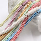 Anion oxide stone beads in wave shape in size 2x4mm 3x6mm