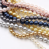 high quality crystal glass pearl beads in size 8mm