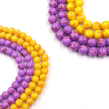non trace beads with gold dots