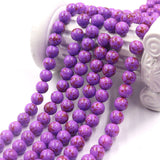 non trace beads with gold dots