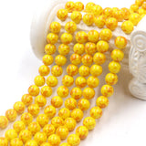 non trace beads with gold dots