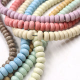 Anion oxide stone beads in size 4x8mm