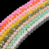Crackle beads jade effect with AB