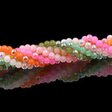 Crackle beads jade effect with AB