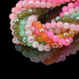 Crackle beads jade effect with AB