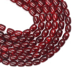 Crackle beads in size 8x10mm