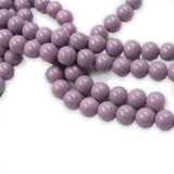 non trace beads in purple color