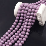 non trace beads in purple color