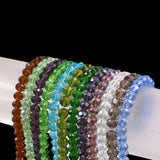 Crystal rondelle beads