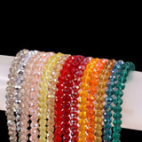 Crystal rondelle beads