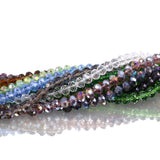 Crystal rondelle beads
