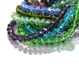 Crystal rondelle beads