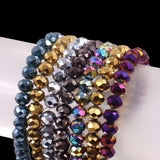 Cystal rondelle beads
