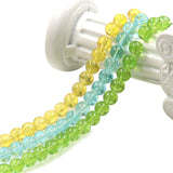 Light crackle beads in 8mm