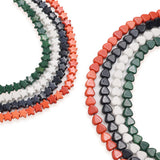 Anion oxide stone beads in heart and star shape in size 6mm