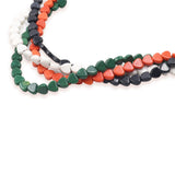 Anion oxide stone beads in heart and star shape in size 6mm