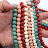 non trace beads in stone colors and pastel colors