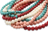 non trace beads in stone colors and pastel colors