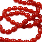 non trace bead in rice shape in jade effect