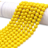 non trace beads yellow 8mm