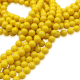 non trace beads yellow 8mm