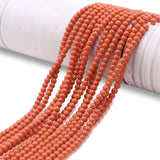 non trace beads in salmon color