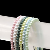 glass matte pearl beads in 6mm