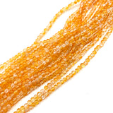 Crackle beads with and without AB in size 4mm