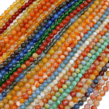 Lab created crystal stone beads in 8mm 10mm