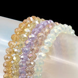 Crystal rondelle beads