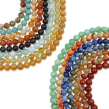 Lab created crystal stone beads in 8mm 10mm
