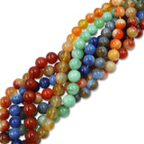 Lab created crystal stone beads in 8mm 10mm